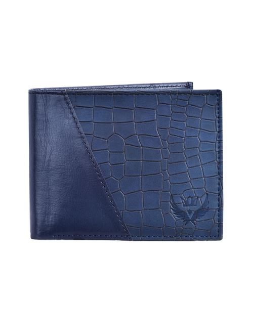 Blue Leatherette Wallet - 20072462 - Very Small Image - 1