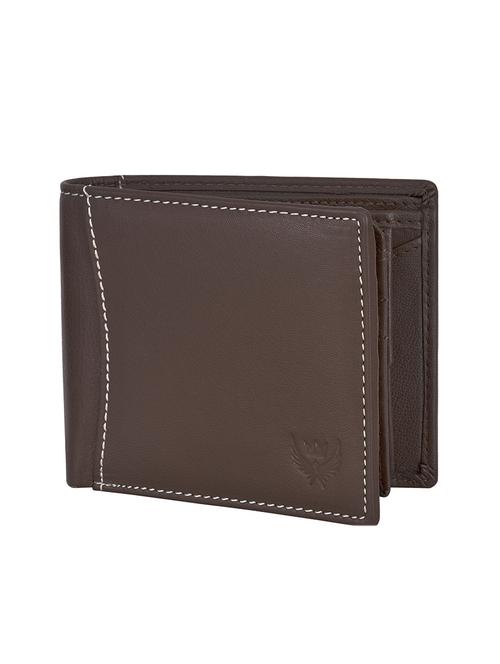 brown leatherette wallet - 20072468 - Very Small Image - 1
