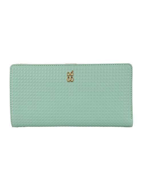 sea green pvc wallet - 20076661 - Very Small Image - 1