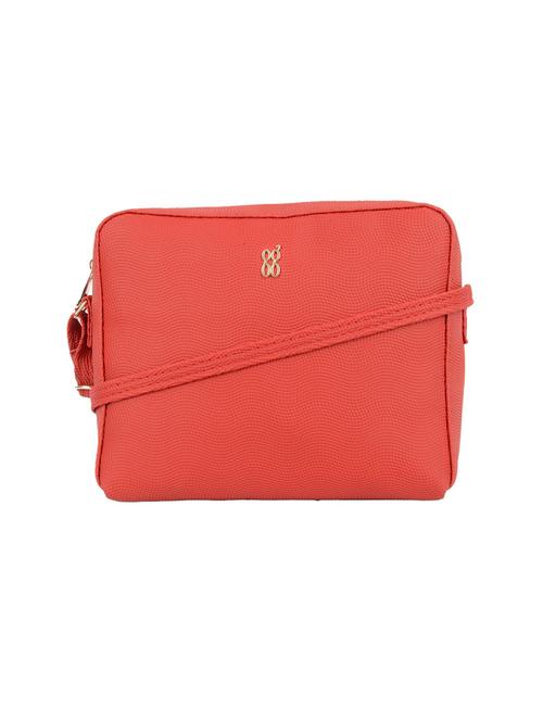 red pvc sling bag - 20076946 - Very Small Image - 1