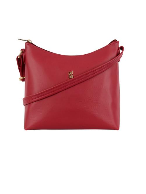 red pvc regular sling bag - 20077042 - Very Small Image - 1