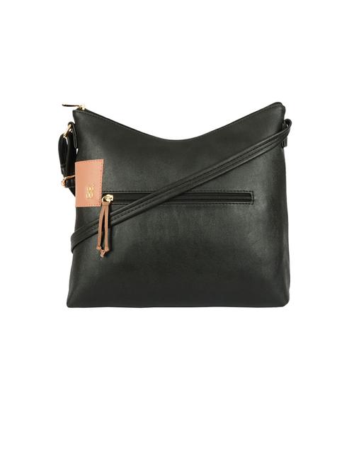 black pvc sling bag - 20077076 - Very Small Image - 1