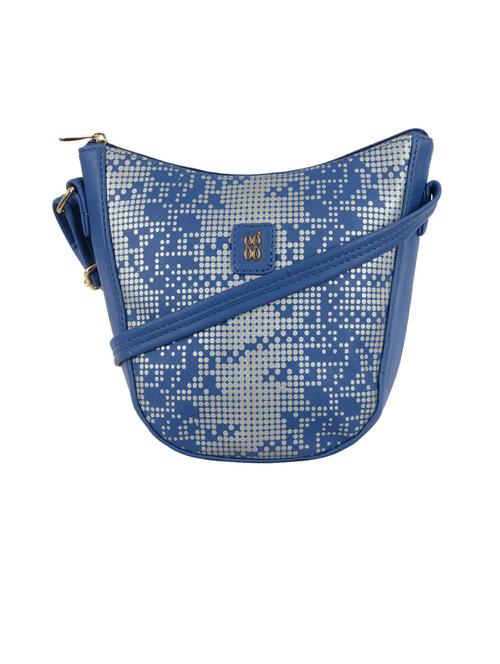 blue pvc sling bag - 20077080 - Very Small Image - 1