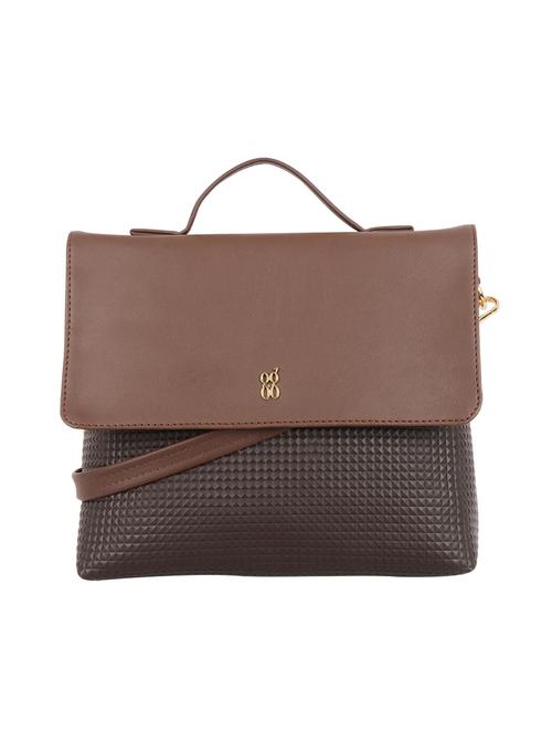 brown solids tote bag - 20077332 - Very Small Image - 1