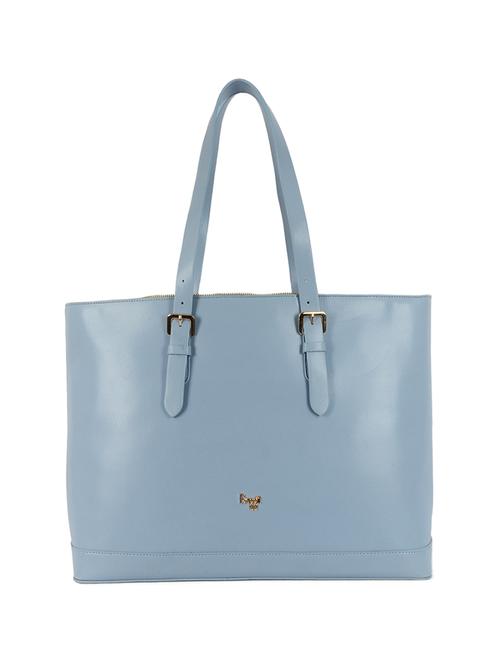 blue solids tote bag - 20078146 - Very Small Image - 1