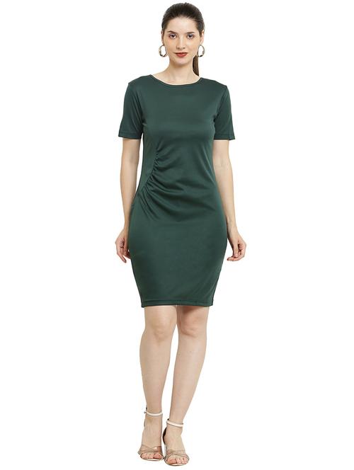 women's bodycon solid dress - 20079955 - Very Small Image - 1