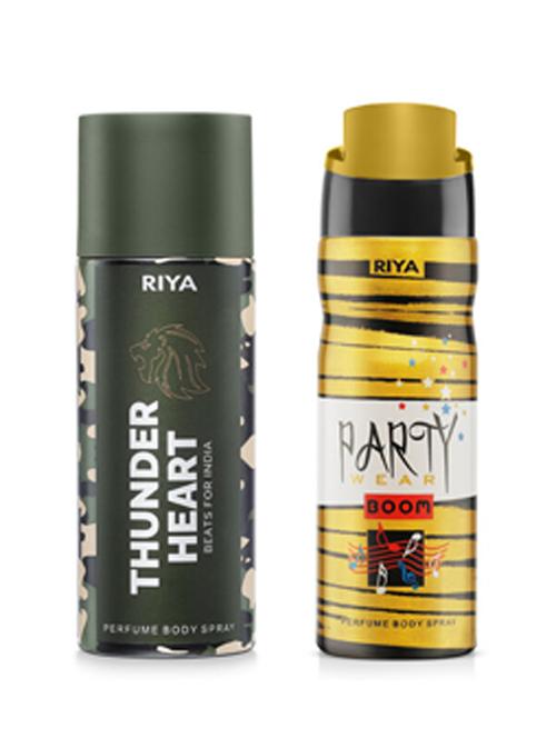 thunder heart & party wear boom body spray deodorant , long-lasting fragrance - 20080499 - Very Small Image - 1