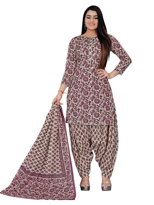 printed patiyala unstiched salwar suit - 20081274 - Very Small Image - 1