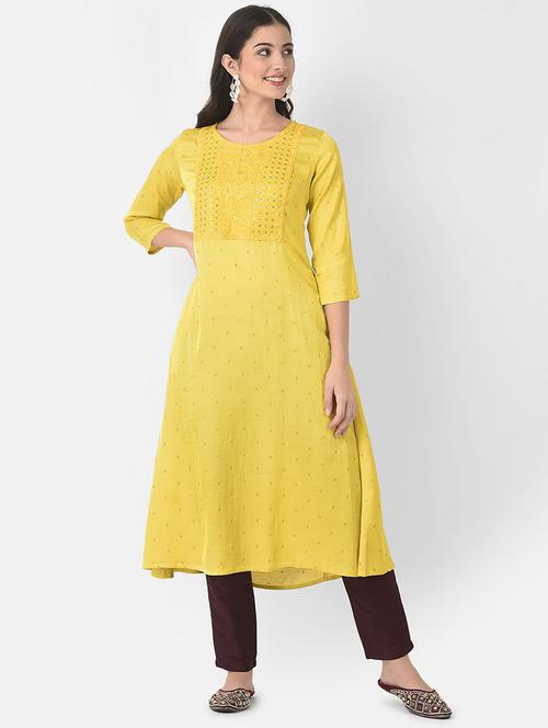 women's a-line kurta - 20083199 - Very Small Image - 1