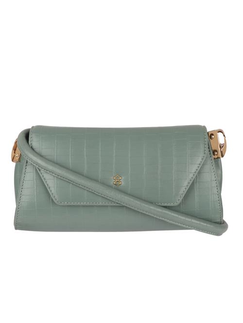 green leatherette regular handbag - 20084886 - Very Small Image - 1