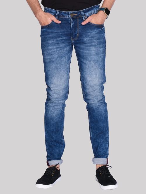 blue denim washed jeans - 20085084 - Very Small Image - 1