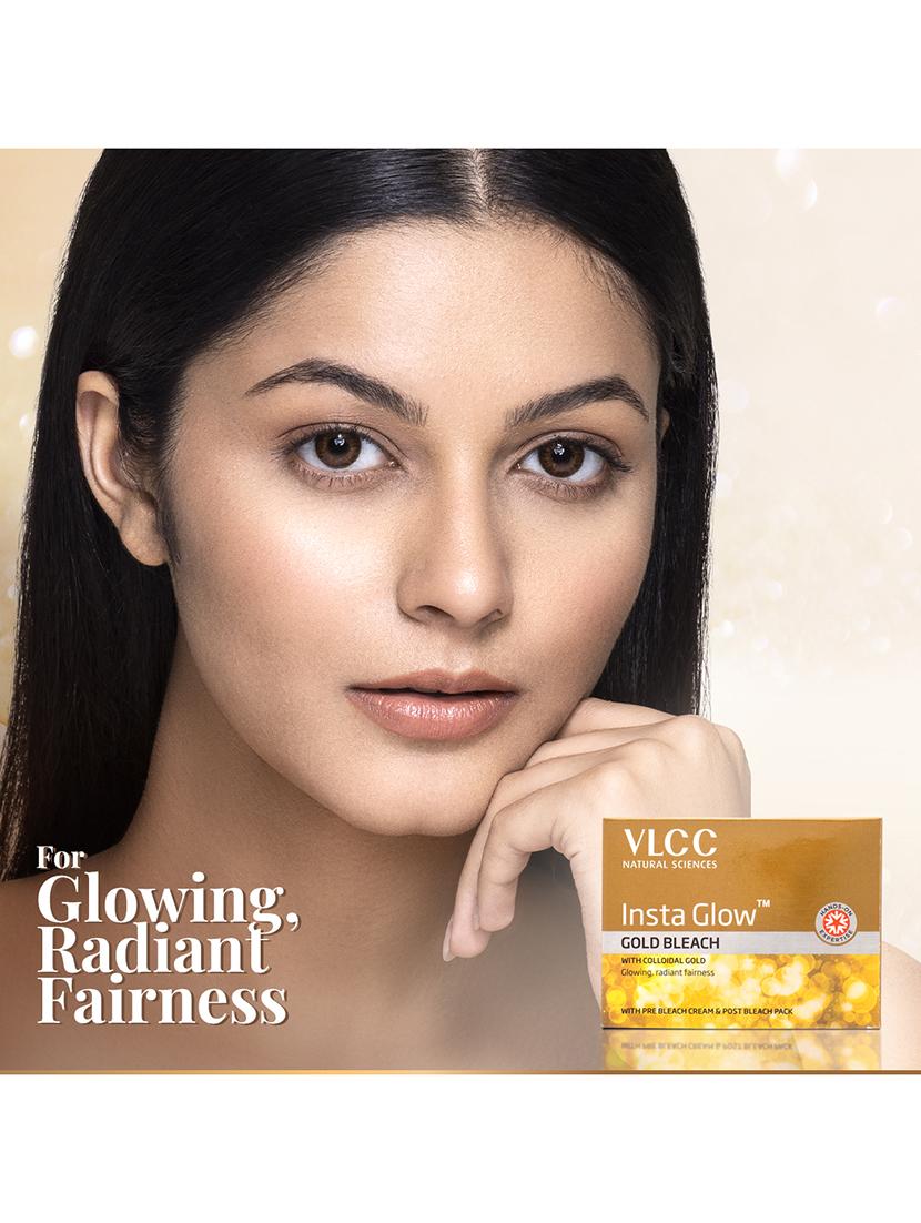 vlcc insta glow gold bleach - 30 g ( pack of 6 ) - 20088101 - Standard Image - 7