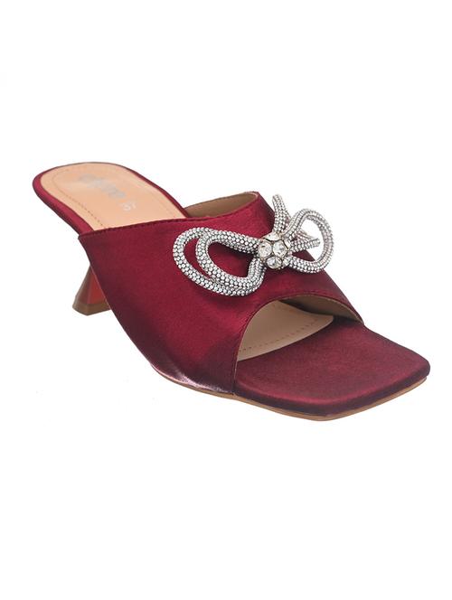 red slip on kitten heel - 20088855 - Very Small Image - 1