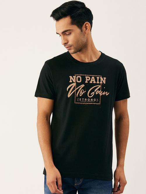 round neck printed regular t-shirt - 20098877 - Very Small Image - 1