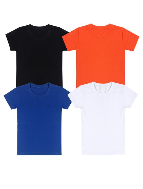 pack of 4 boys solid t-shirt - 20099633 - Very Small Image - 1