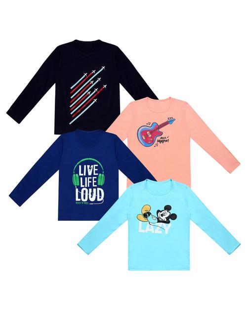 pack of 4 printed t-shirt - 20100518 - Very Small Image - 1