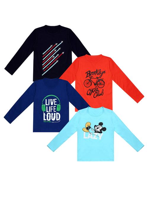 pack of 4 printed t-shirt - 20100525 - Very Small Image - 1