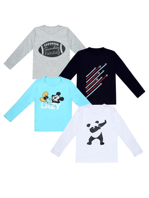 pack of 4 printed t-shirt - 20100593 - Very Small Image - 1
