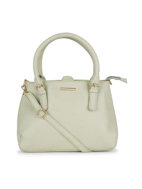 solid leatherette (pu) regular handbag - 20101939 - Very Small Image - 1