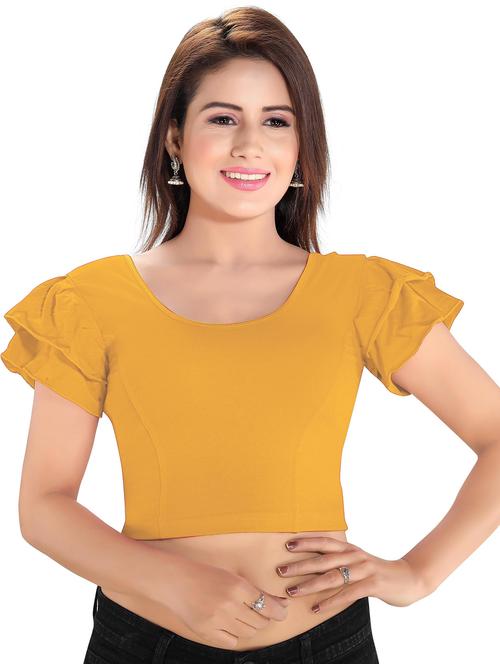 round neck plain regular blouse - 20110426 - Very Small Image - 1