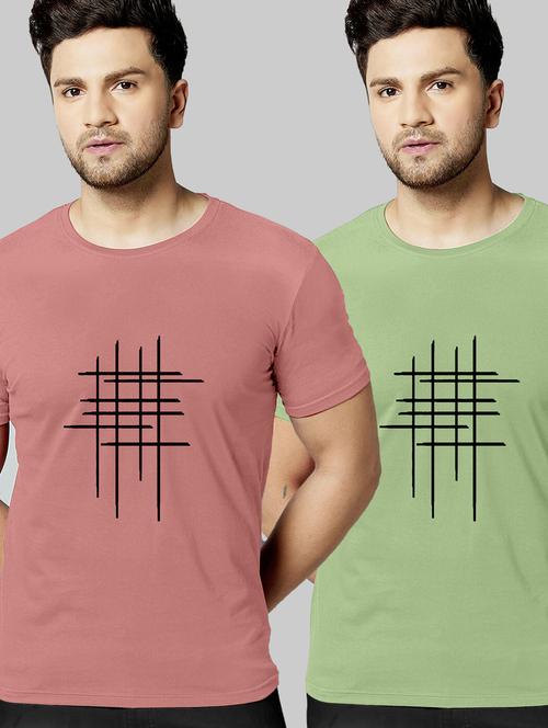 pack of 2 printed t shirts - 20111065 - Very Small Image - 1