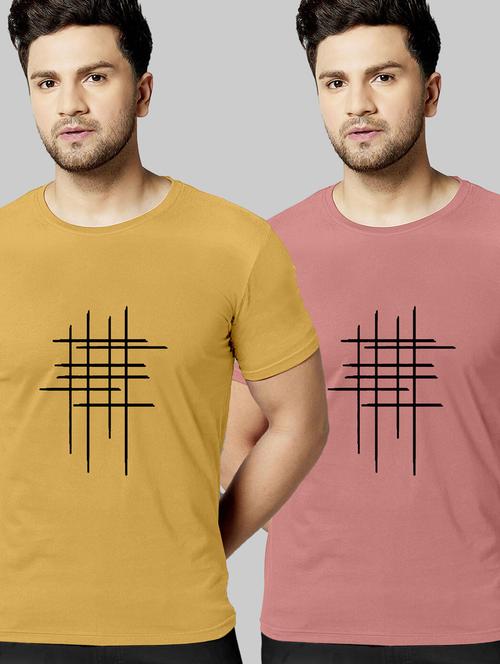 pack of 2 printed t shirts - 20112326 - Very Small Image - 1