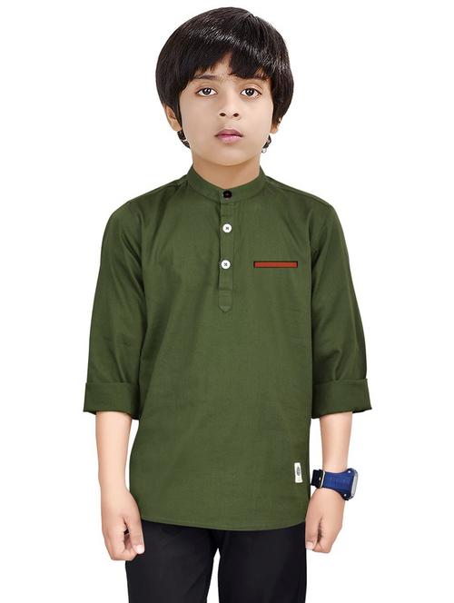 boys solid top and bottom full length set - 20116174 - Very Small Image - 1