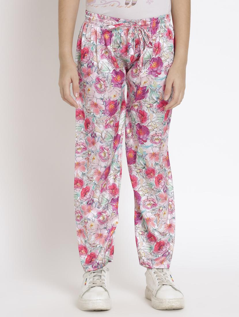 pink printed top pants set - 20117357 - Standard Image - 4