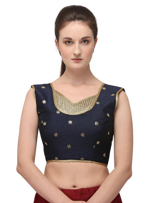 v-neck self design regular blouse - 20119921 - Very Small Image - 1