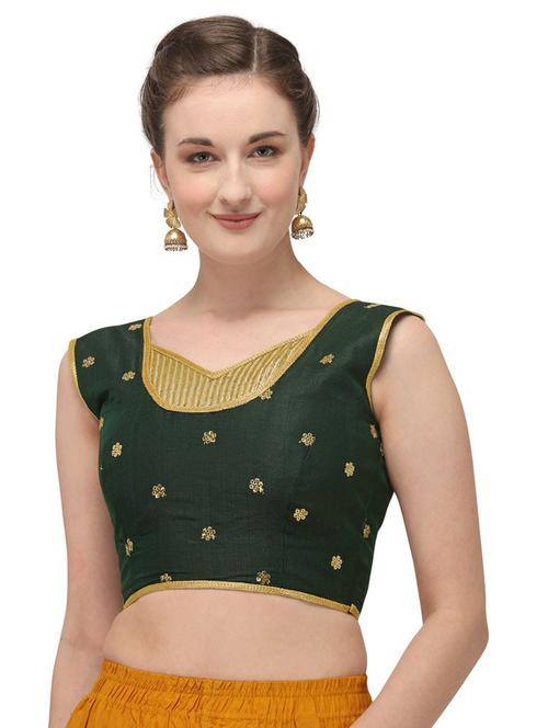 v-neck self design regular blouse - 20119941 - Very Small Image - 1