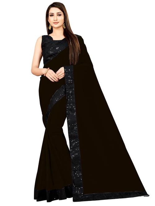 solid with bordered saree - 20121850 - Very Small Image - 1
