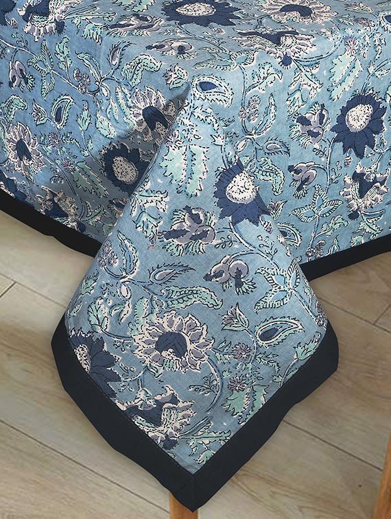 indhome life pure cotton abstract pattern jaipuri style 6 seater dining table cloth cover - 20122009 - Zoom Image - 2