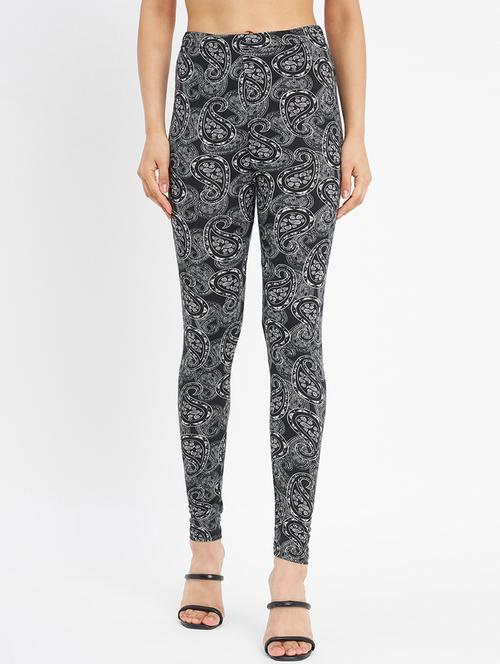 black printed legging - 20123310 - Very Small Image - 1