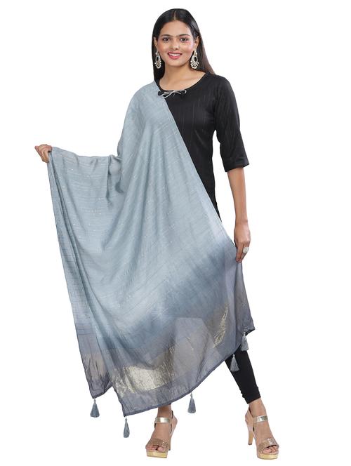 self design woven dupatta - 20125948 - Very Small Image - 1