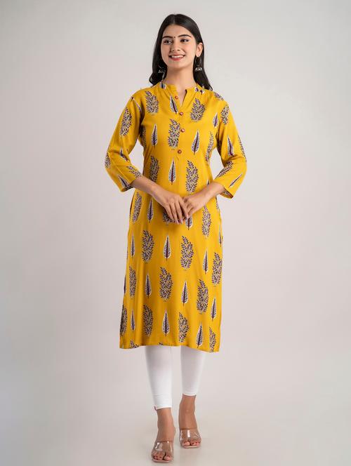 women's straight kurta - 20129581 - Very Small Image - 1