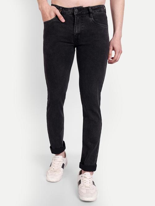 mens skinny fit plain jeans - 20131438 - Very Small Image - 1