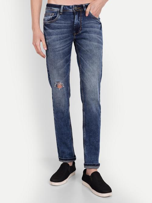 mens slim fit distressed jeans - 20131502 - Very Small Image - 1