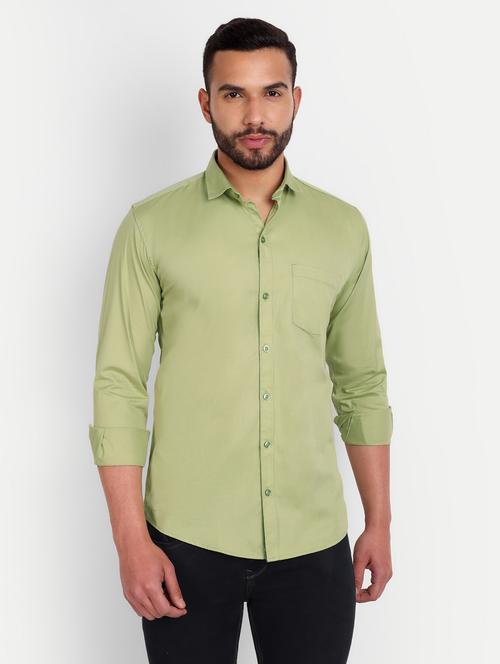 mens solid casual shirt - 20131565 - Very Small Image - 1