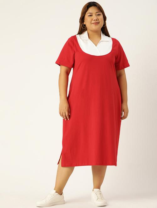 women's  solid dress - 20132551 - Very Small Image - 1