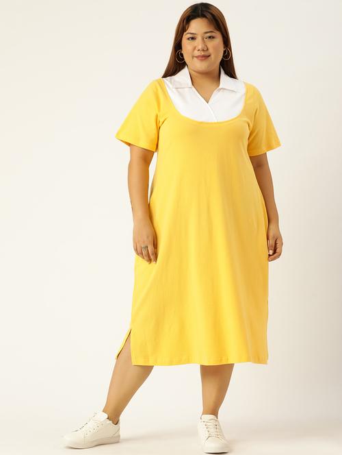 women's  solid dress - 20132553 - Very Small Image - 1