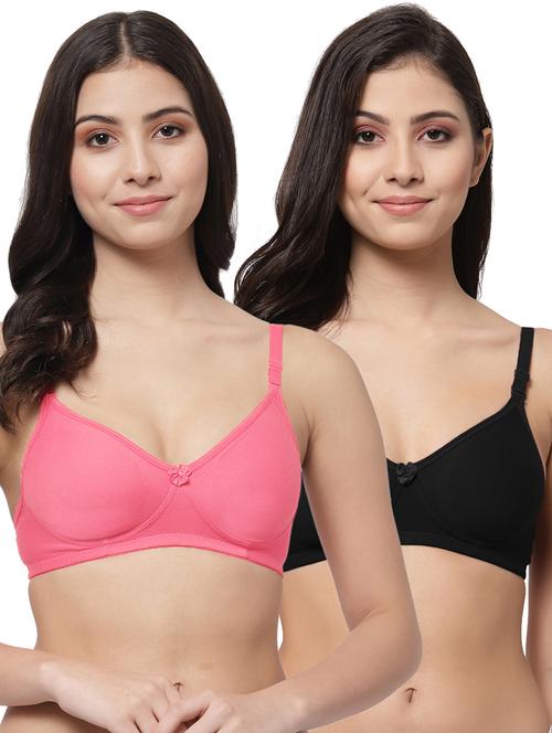 multi colored hosiery tshirt bra - 20132606 - Very Small Image - 1