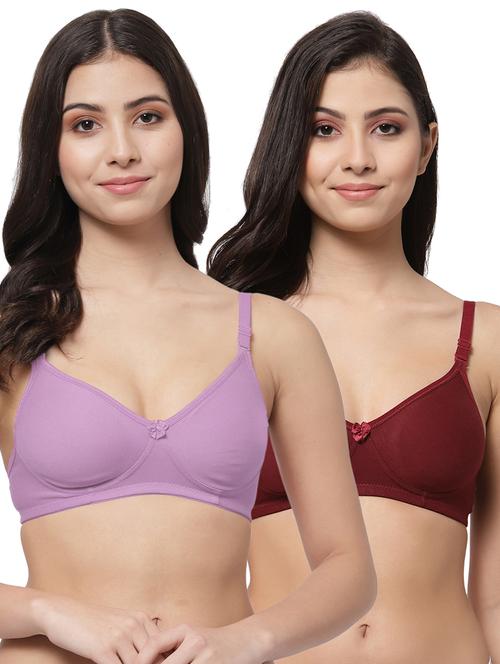 multi colored hosiery tshirt bra - 20132643 - Very Small Image - 1