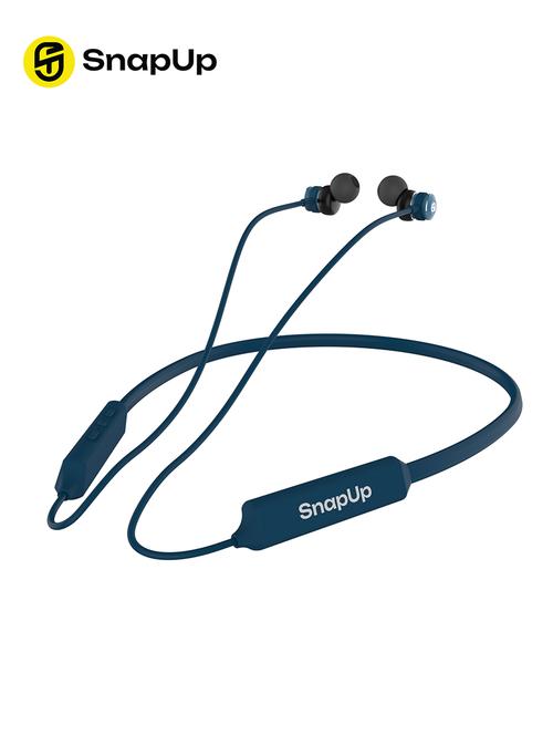 snapup musique g411 bluetooth wireless neckband (blue) - 20134613 - Very Small Image - 1