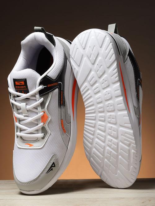 white lace up sport shoes - 20135450 - Very Small Image - 1