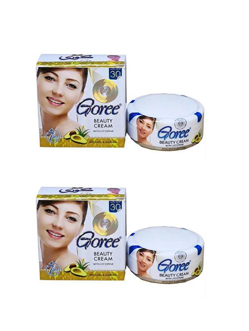 goree pack of 2 beauty cream with lycopene, avocado and aloevera and spf 30 - 20148290 - Very Small Image - 1