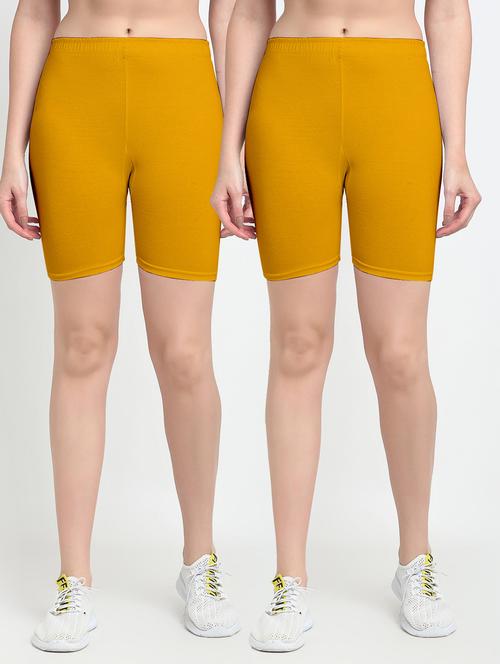 pack of 2 solid cycling shorts - 20148355 - Very Small Image - 1