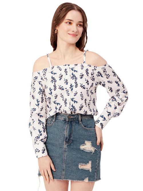 women's crop off shoulder top - 20149045 - Very Small Image - 1