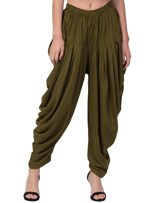 green rayon regular salwars - 20150178 - Very Small Image - 1