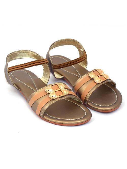 metallic synthetic ankle strap sandals - 20151223 - Very Small Image - 1