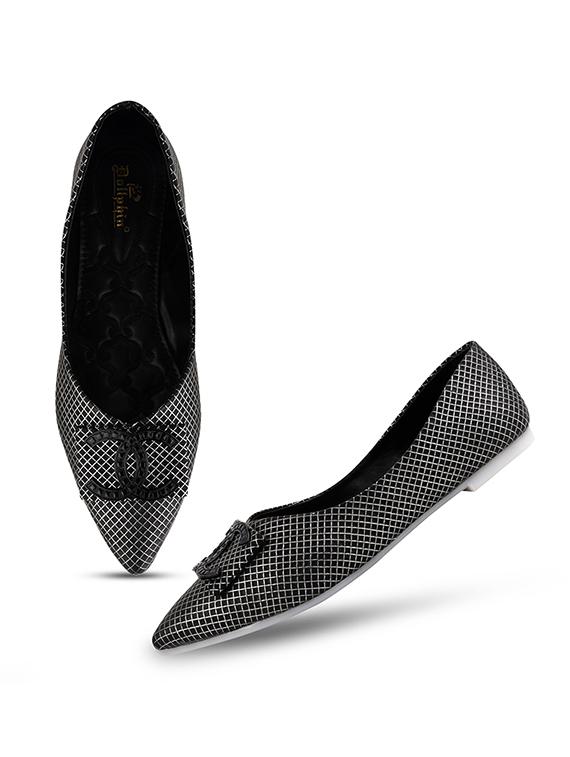 black pu slip on ballerina - 20151242 - Zoom Image - 4